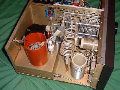 The PA compartment of the amplifier