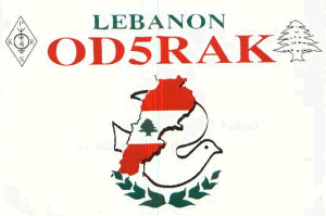 OD5RAK's QSL card
