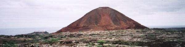 A smaller volcano sticking straight up just outside of Cats Hill, USAF airbase