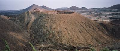 An extinct volcano next to the Sisters Peak- look at that crater!